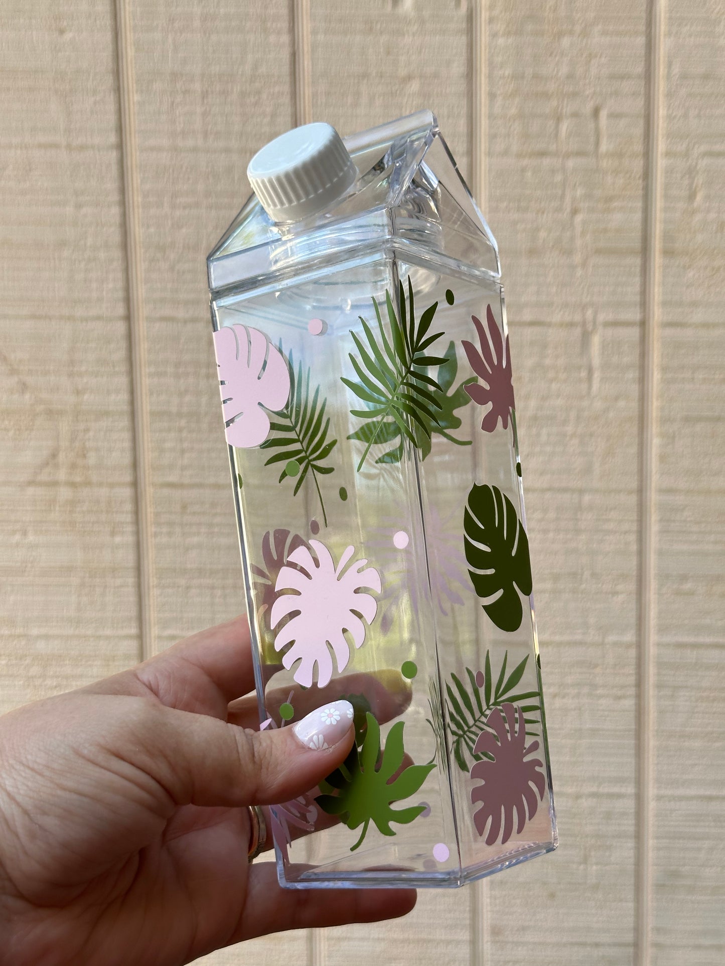 Tropical Leaf Milk Carton