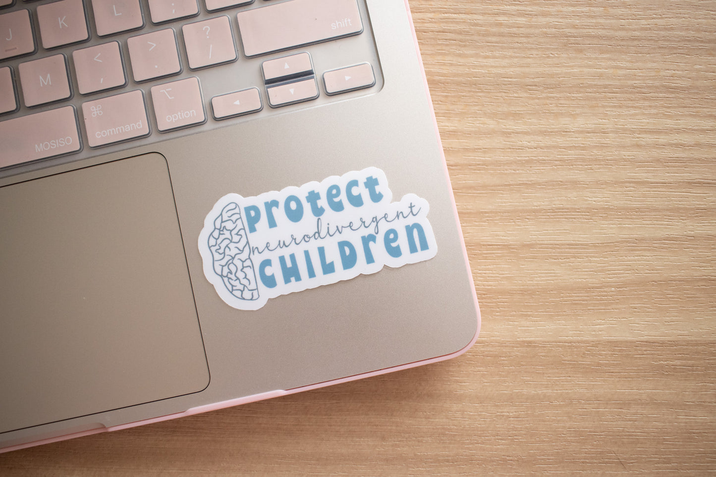 protect neurodivergent children v.2 sticker