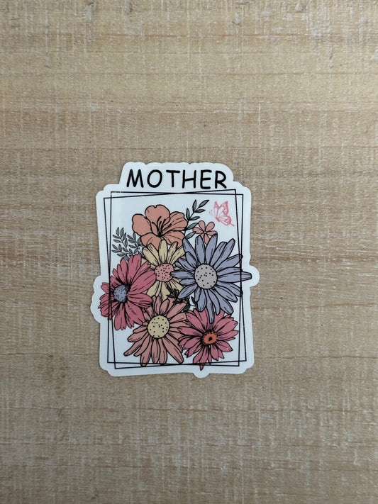 Mother Floral Sticker