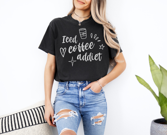 Iced Coffee Addict Tee