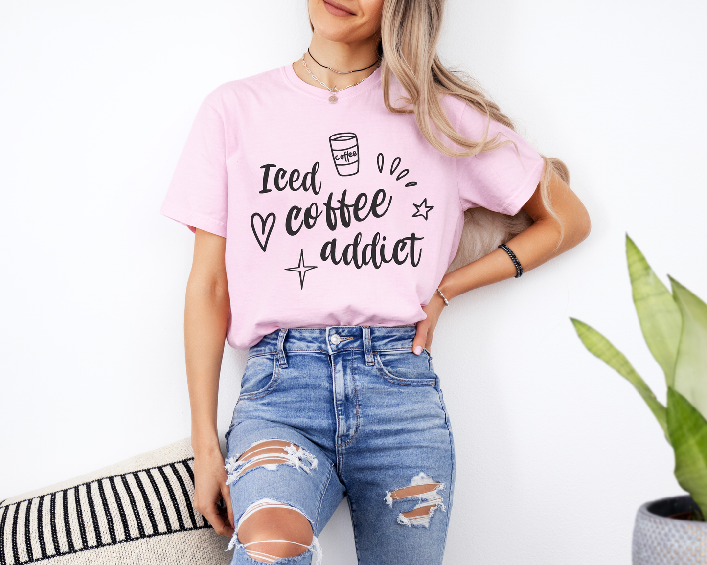 Iced Coffee Addict Tee