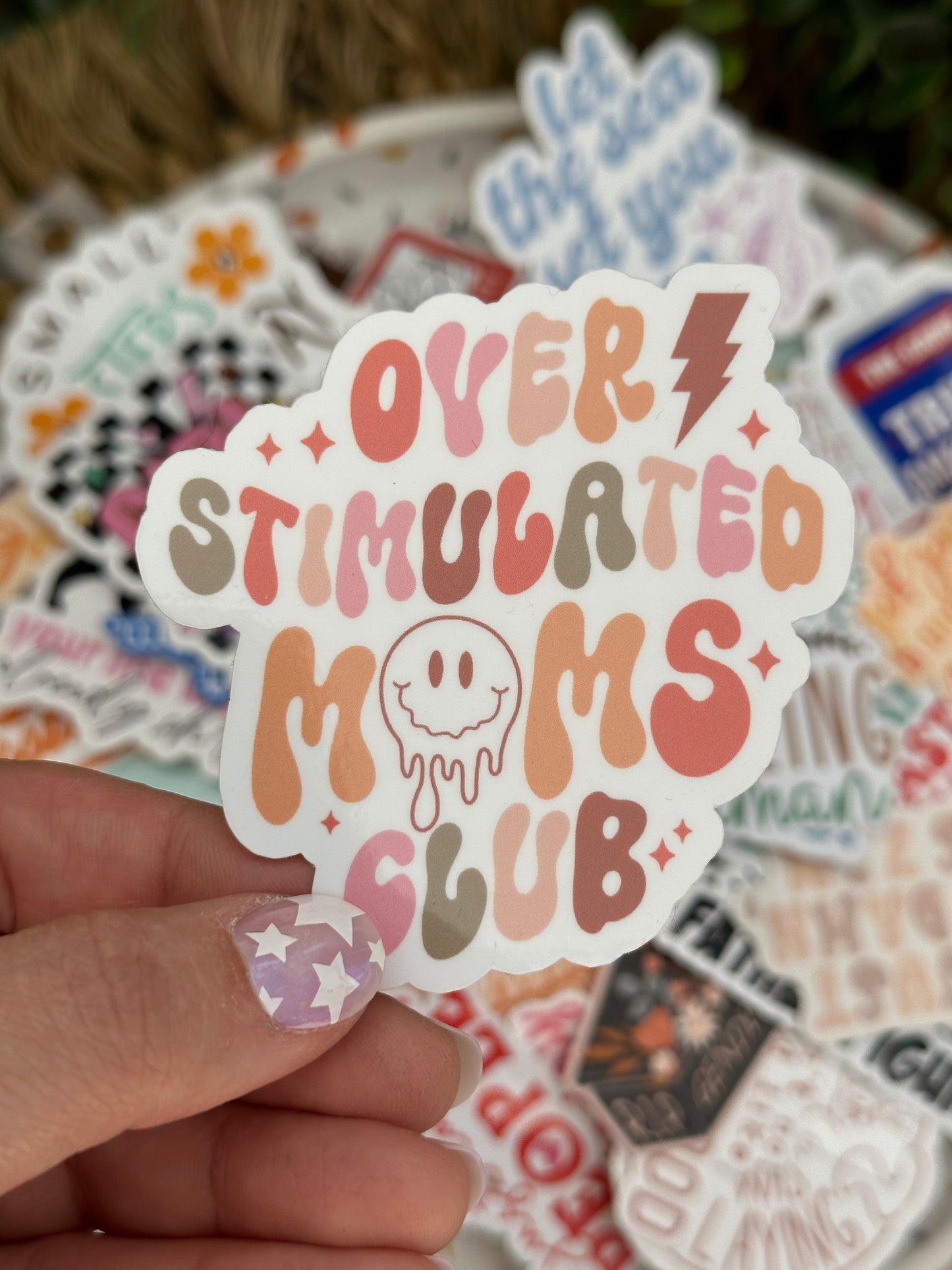 Over stimulated moms club Sticker