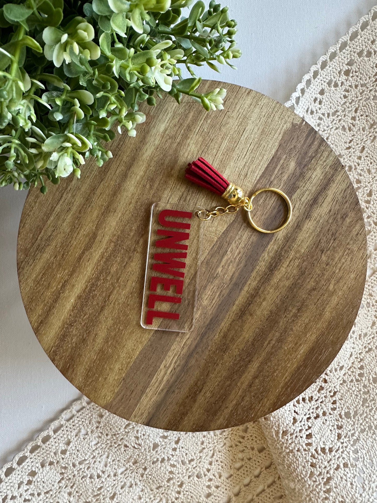 Unwell Keychain