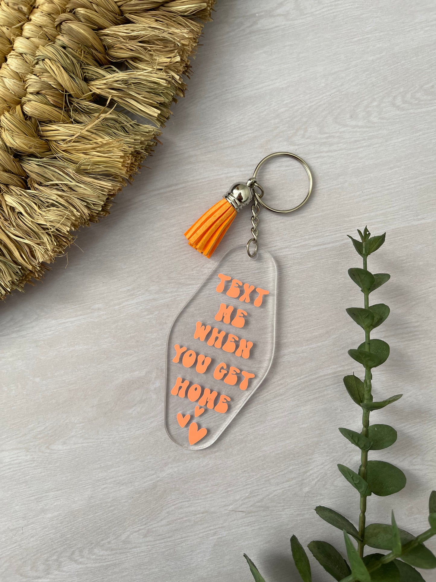 Text Me Glow Keychain