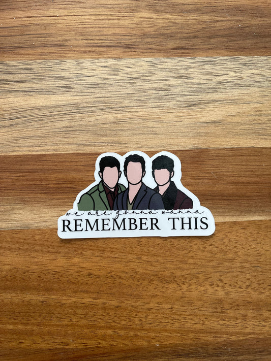 Remember This Sticker