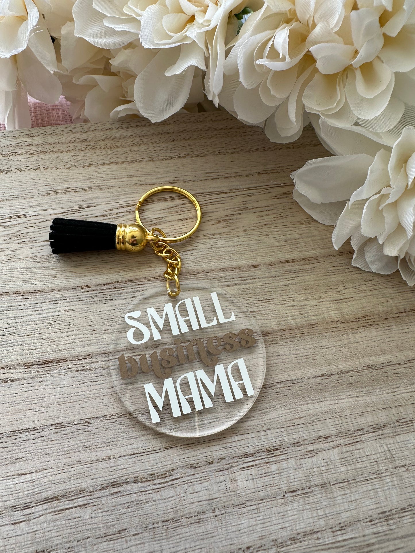 Small business Mama Keychain