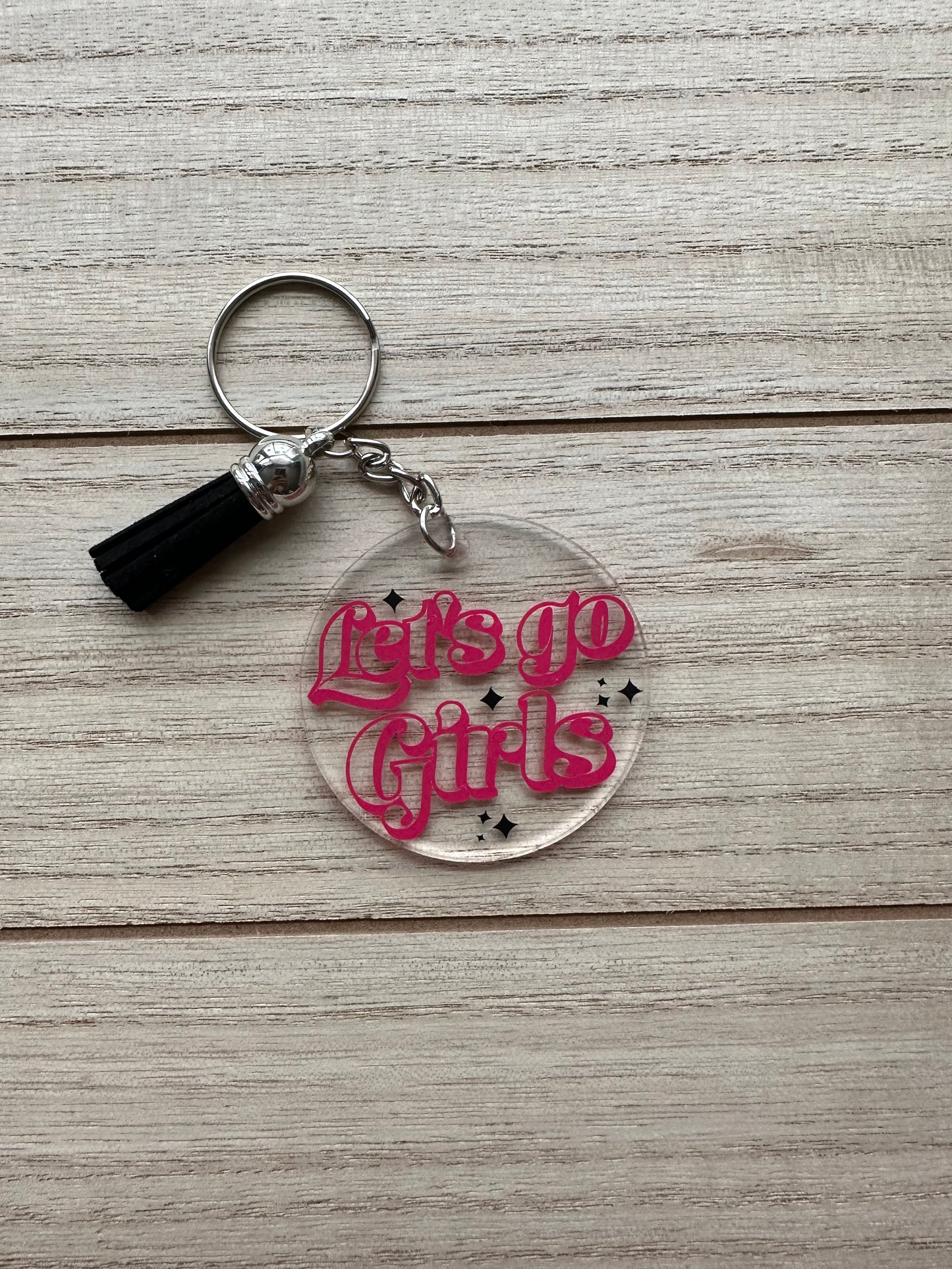 Let’s Go Girls Keychain