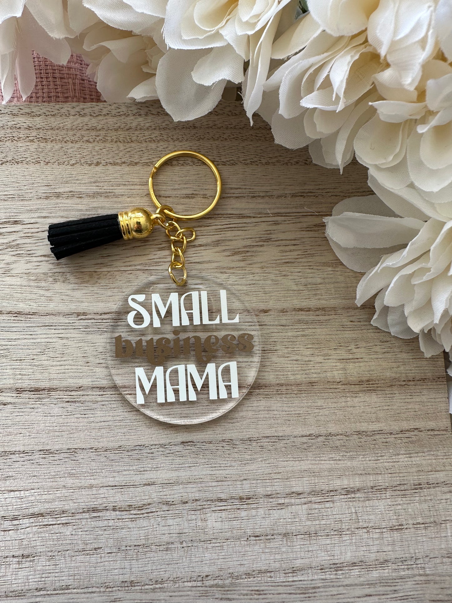 Small business Mama Keychain